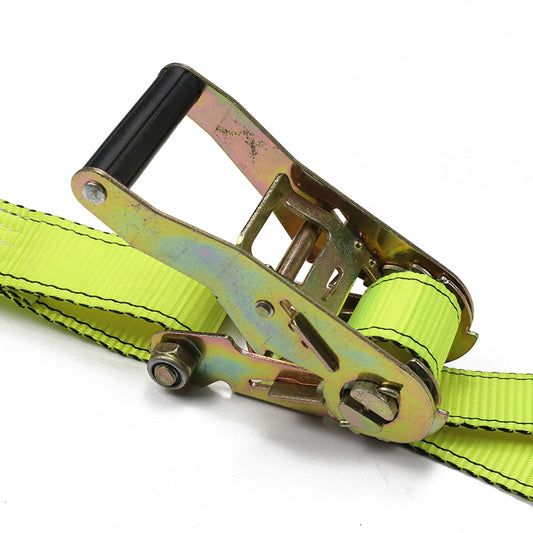 1.5 inch x 16 ft Tensioner Universal Binding Belt Green Retractable Tie Down Strap