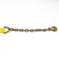 Tightener Double Hook Binding Tractor Tie Down Strap With Chain Extension 2 inch