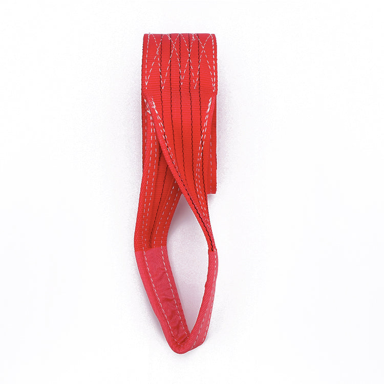 5T Red 6 inch Polyester Fiber Webbing Sling Red