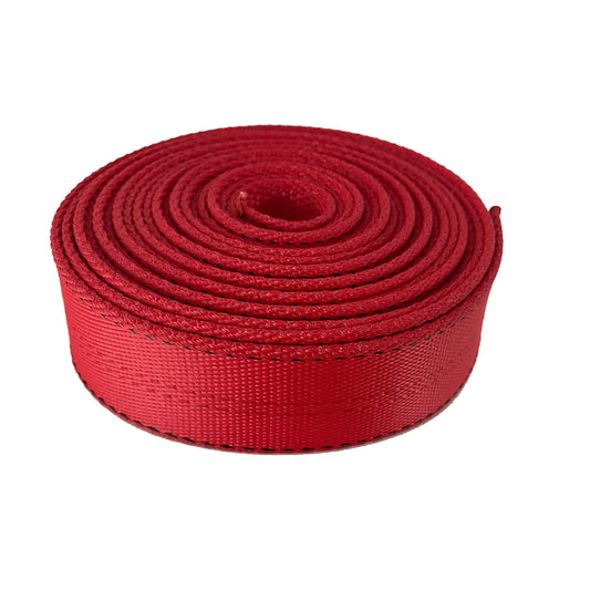 New product Red 2 inch 10000 lbs Pineapple Weave Webbing