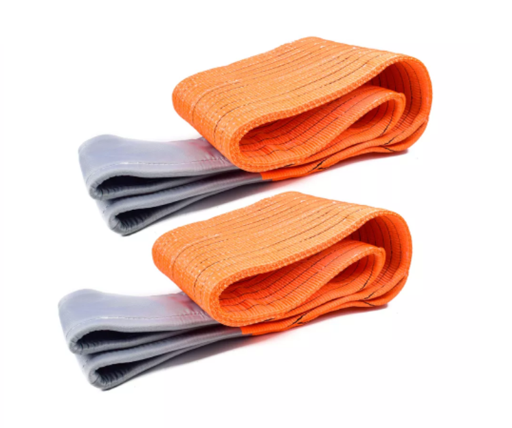 10T Orange  6 Meter Polyester Webbing Sling For Lifting