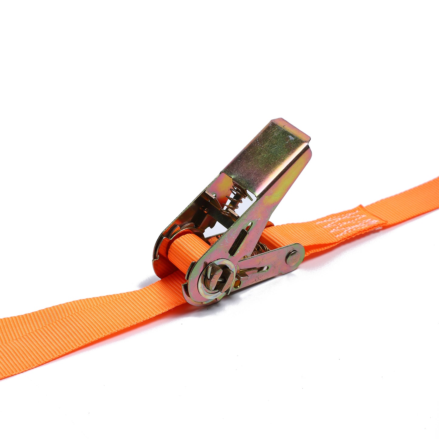 Polyester Orange 800KG 1-inch Ratchet Tie Down Starp with Double J Hook