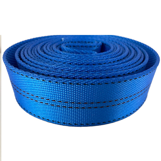 New product Blue 2 inch 10000 lbs Pineapple Weave Webbing