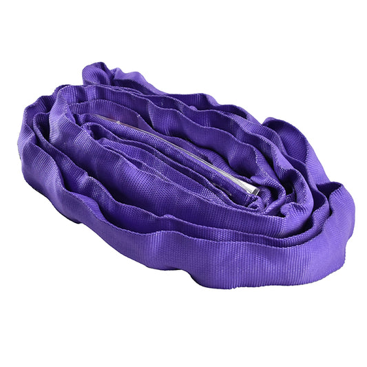 Polyester 1 Ton Purple Lifting Round Slings