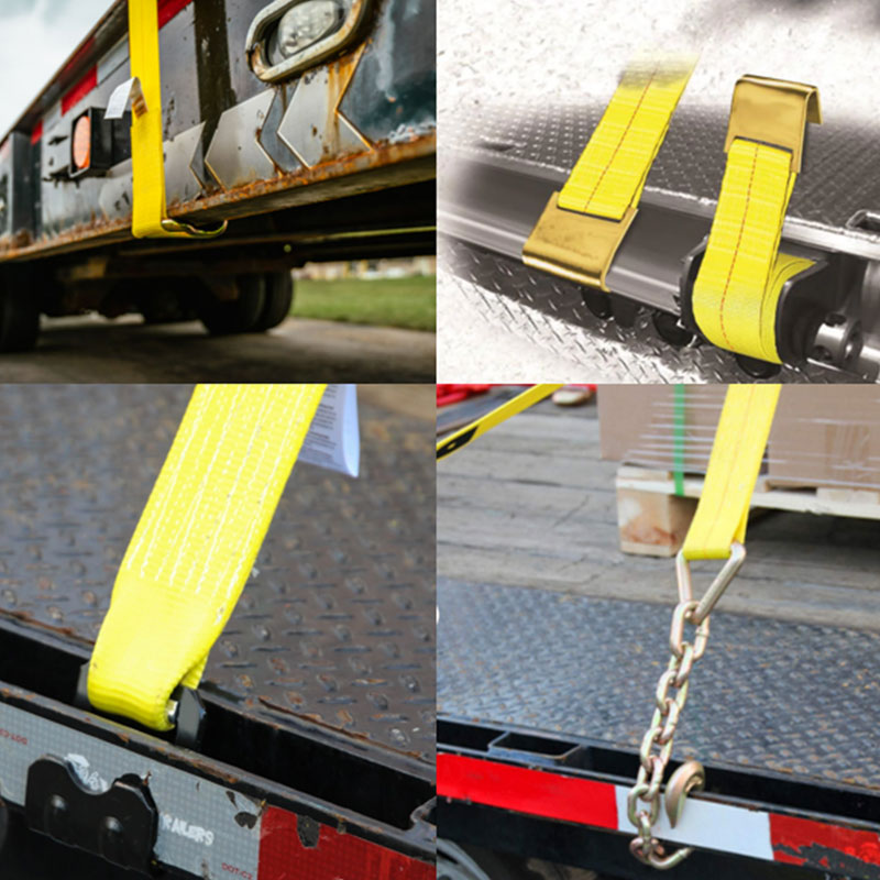 27ft Winch Strap 3In. Winch Strap Us Ratchet Strap With Wire Hook 16200Lbs