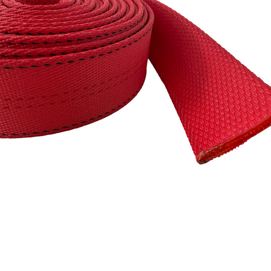 New product Red 2 inch 10000 lbs Pineapple Weave Webbing