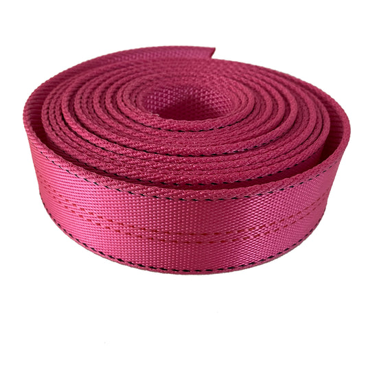 New product Pink 2 inch 10000 lbs Pineapple Weave Webbing