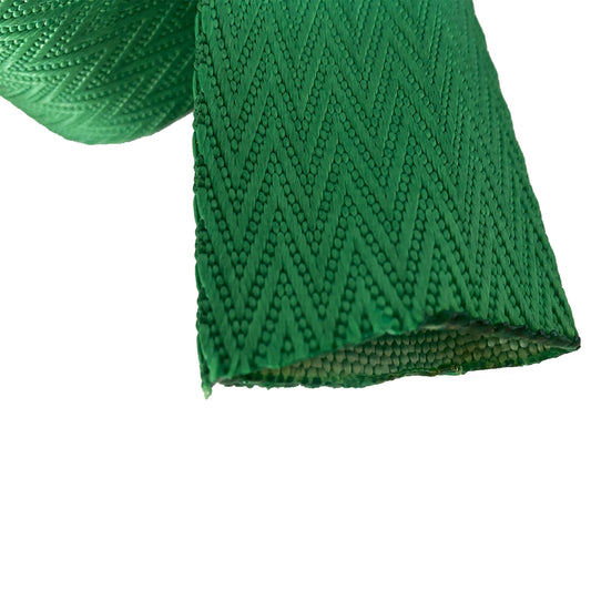 New Product Green 55mm Fishbone Grain Webbing For Round Sling