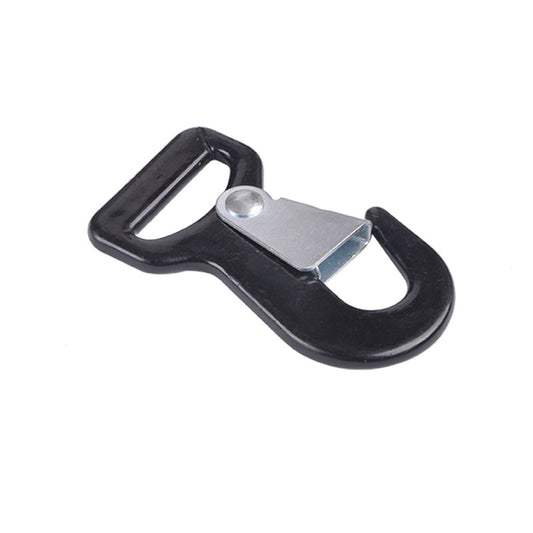 38mm 1.5 Inch Heavy Duty Black PVC Plastic Snap Hook