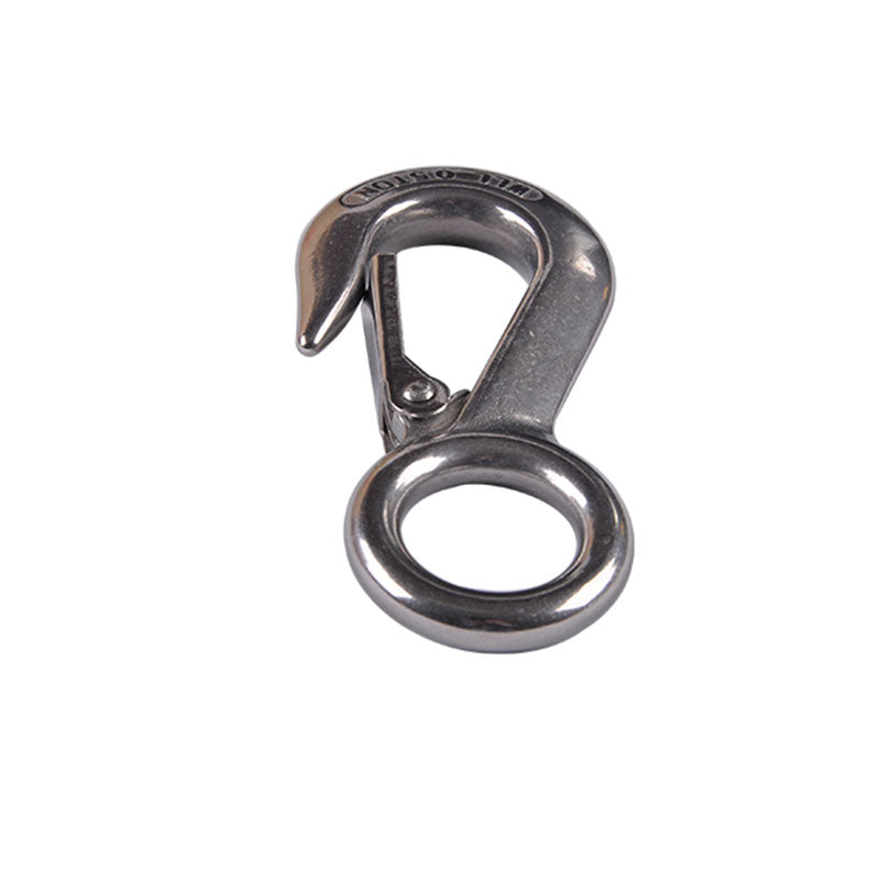 Heavy Duty 35mm BS 1000kg Single Eye Steel And Zinc Snap Hook