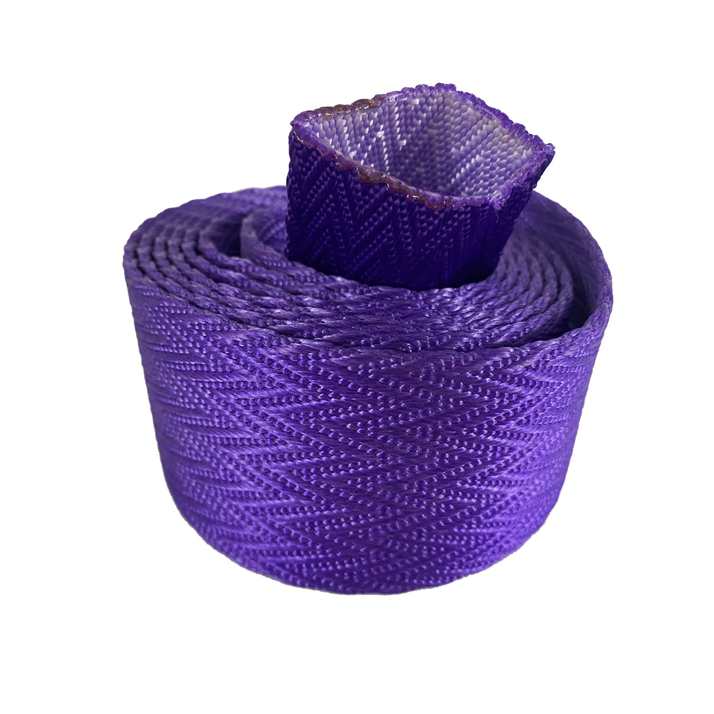 New Product Purple 2 Inch Fishbone Grain Webbing For Round Sling