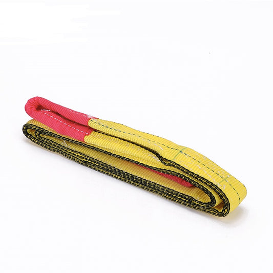 2 Inch Yellow 50mm polyester flat webbing lifting sling