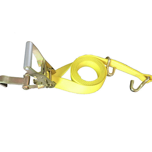 100% Polyester+Metal Doubke J Hooks+Ratchet Pineapple ratchet strap 2 inch x 27 ft