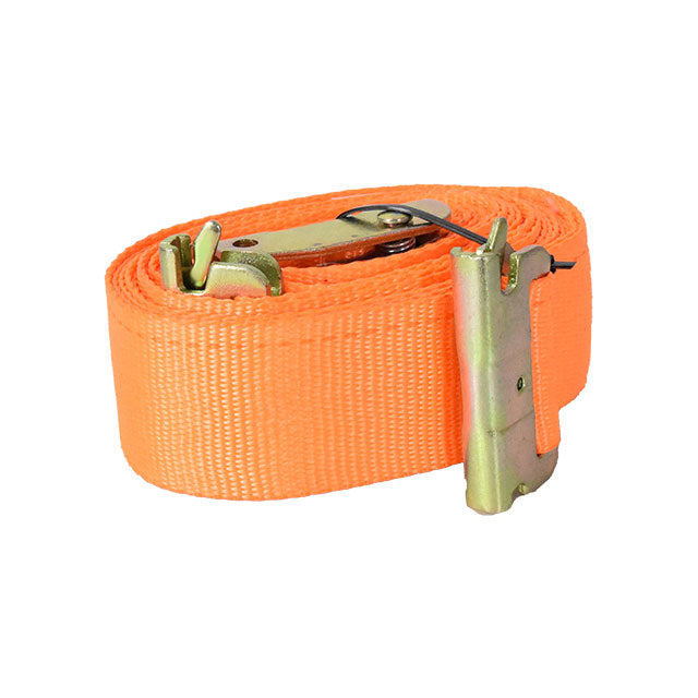 Polyester Orange Spring E Fittings Logistic Strap 2 Inch x 20 ft 3000Lbs