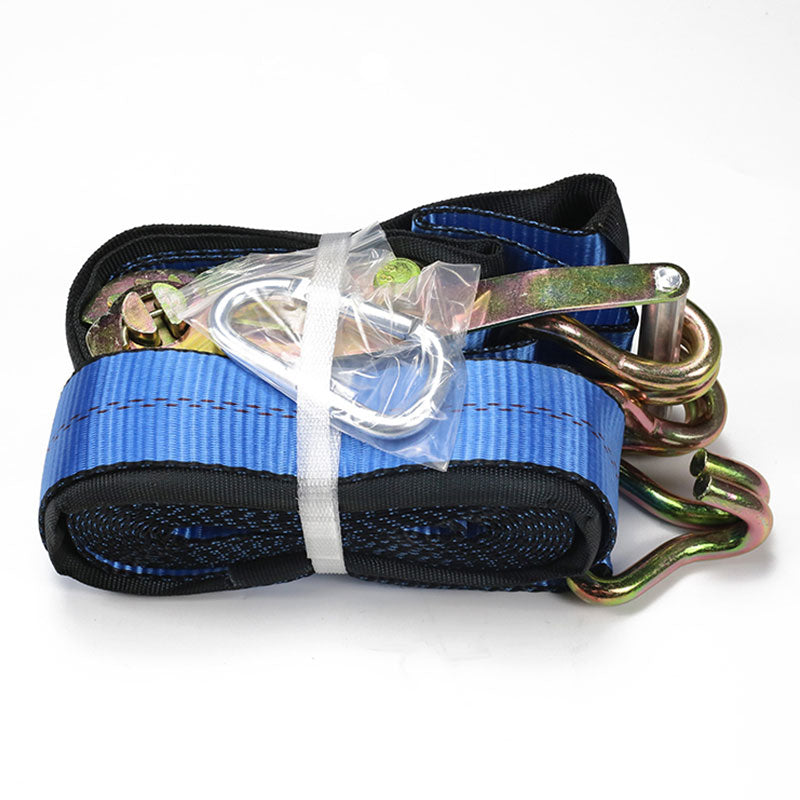 Wire Hook Durable Tensioner Universal Binding Belt Blue Ratchet Belt Strap