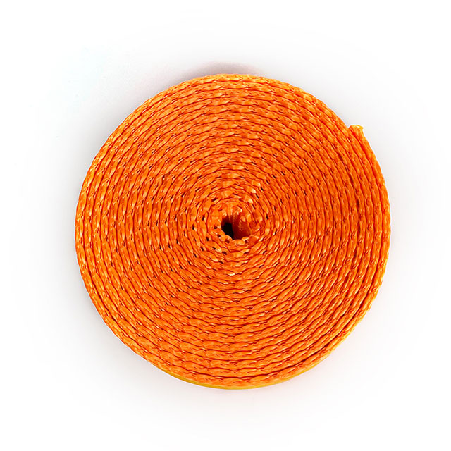 Polyester Orange Heavy Duty Dirt Bike Strap One Way Lashing Strap