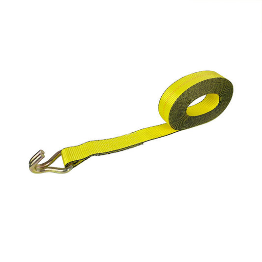Yellow Long Head Strap With Wire Hook 2 Inch/50 mm For Motorcycle And Boat