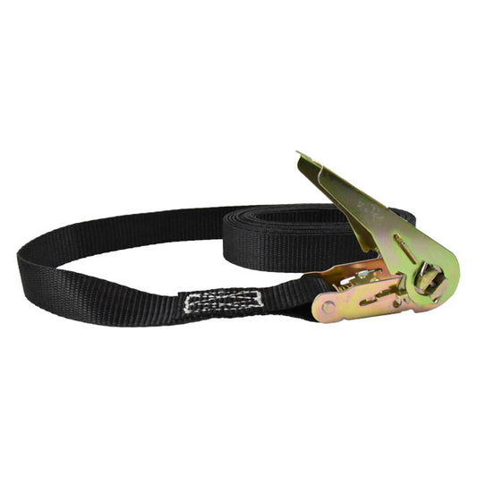 Polyester Black Heavy Duty 25m/1 Inch Ratchet Buckle Strap Endless Webbing Ratchet Strap