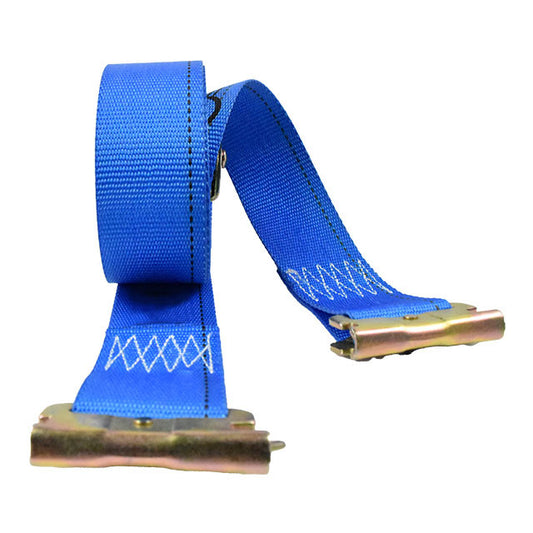 Polyester Blue Spring E Fitting E-Track Logistic Strap 16 Feet/5 Meter