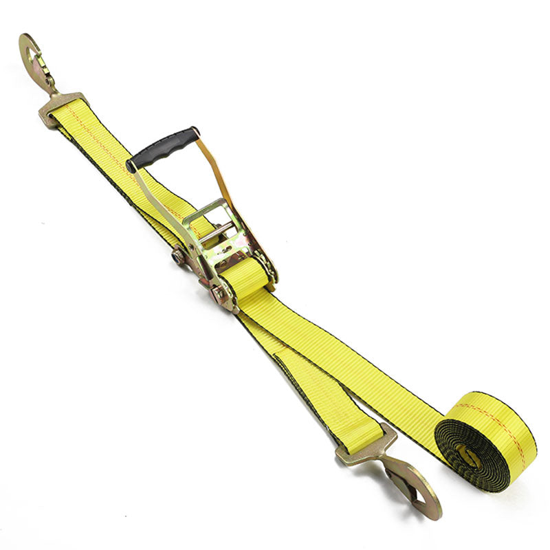 Polyester Truck Rope Binding Device Tightening Belt Tie Down Strap With Snap Hook