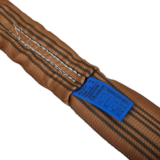 6 Ton Brown Endless Round Webbing Sling