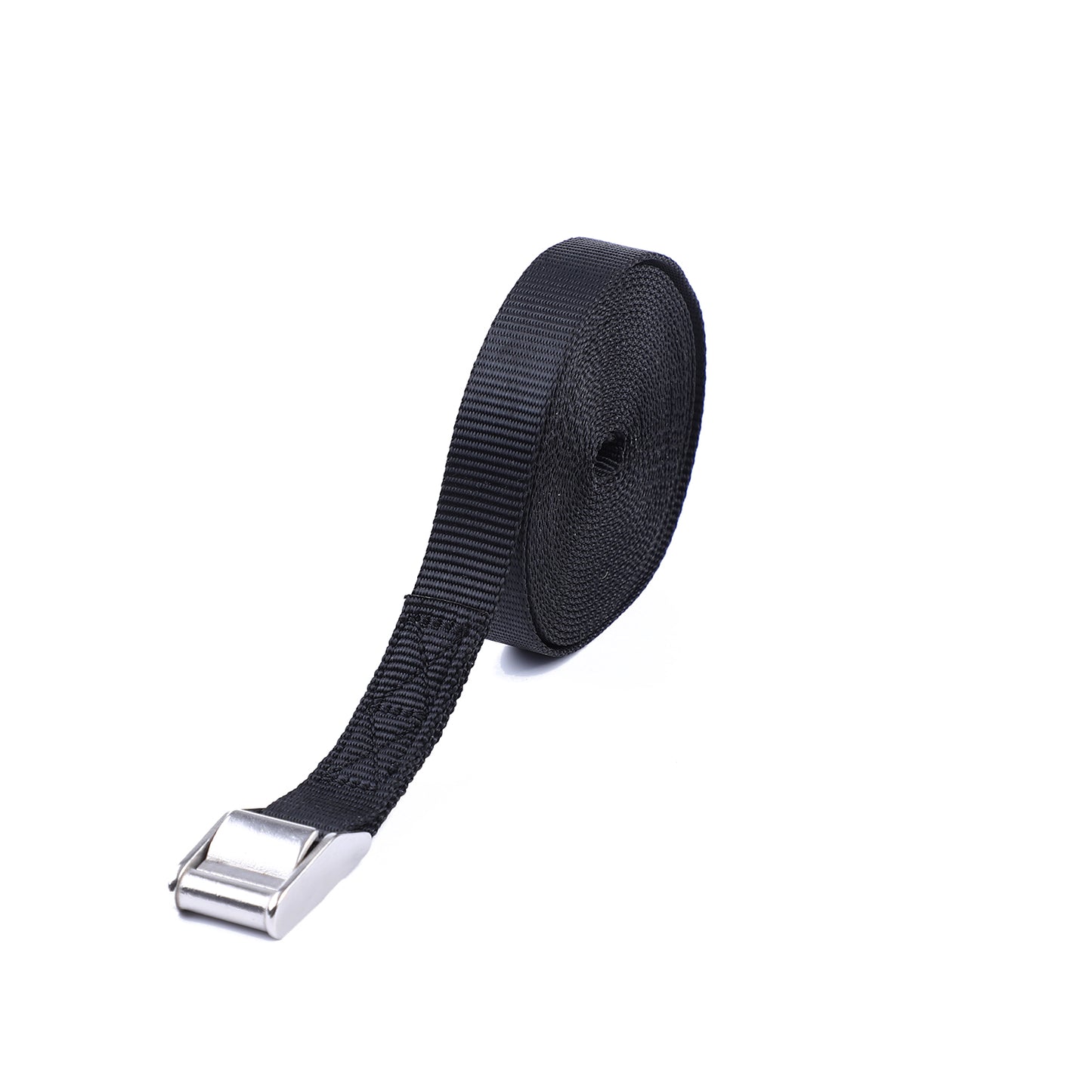 1 Inch/25 mm Black Endless Stainless steel Cam Buckle Strap