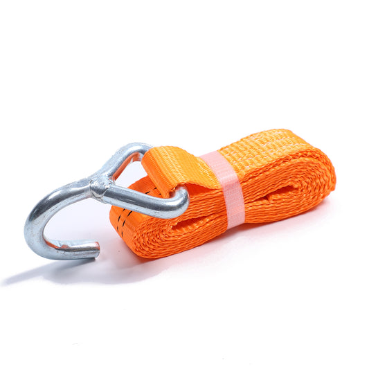 Polyester Orange 1-inch x 16ft Endless With Single J Hook