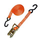 Polyester Orange Tenacity Industrial Polyester Yarn Heavy Duty Ratchet Strap With S Hook