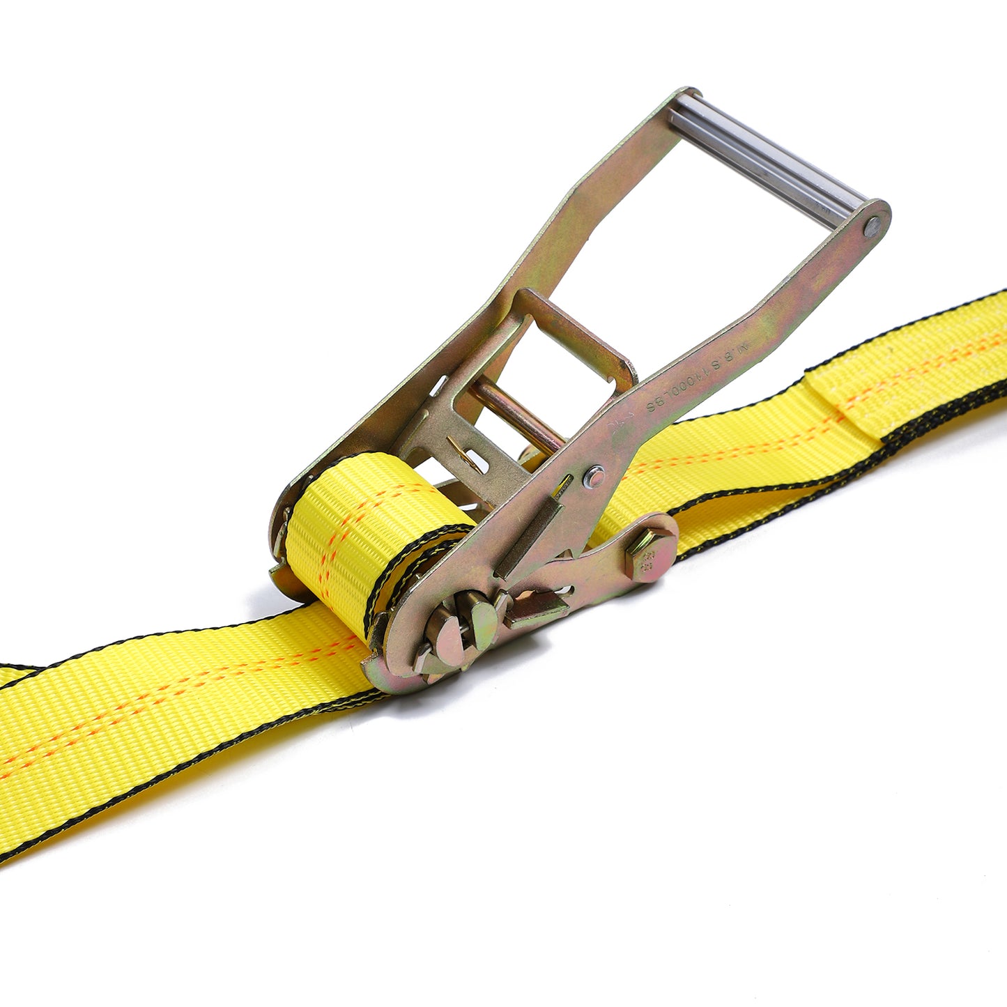 2 Inch 8000-Lbs Binding Cargo Tie Down Strap With Plate Hook