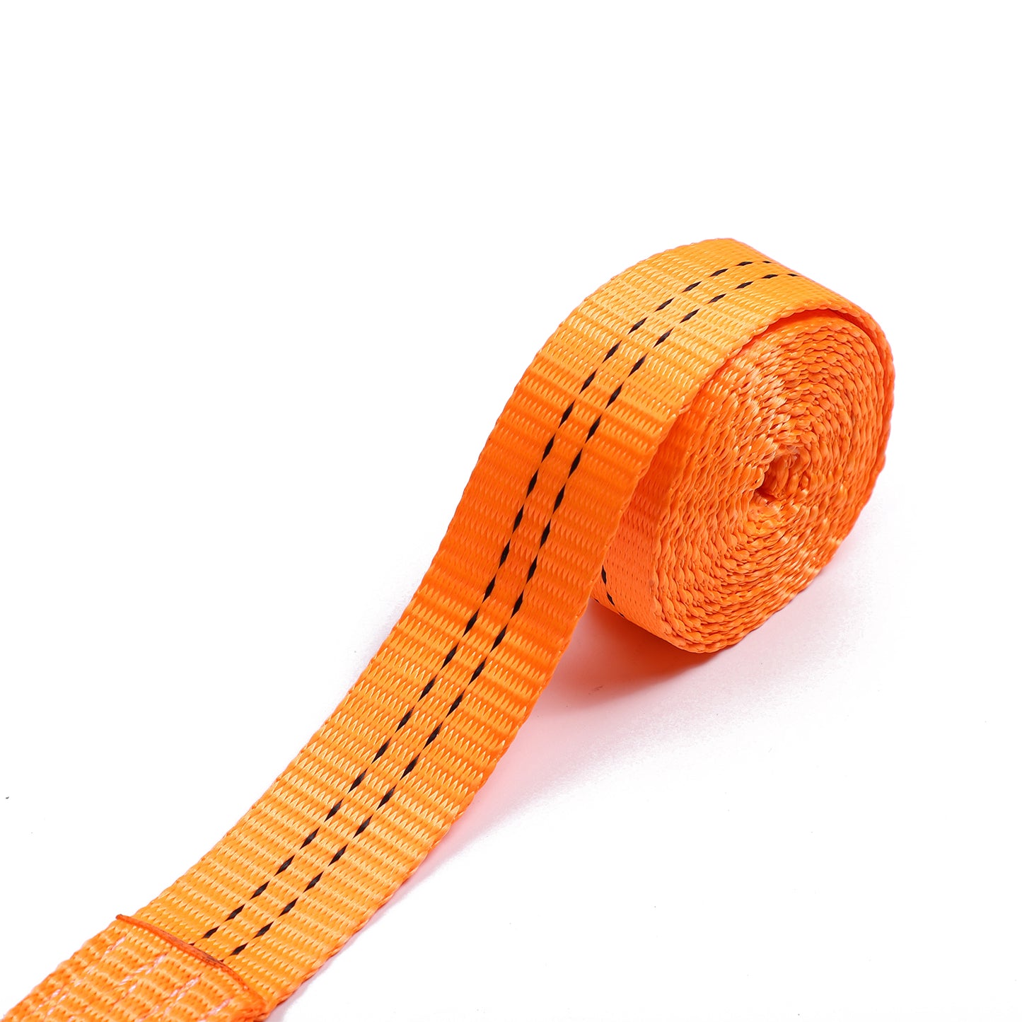 Polyester Orange 1-inch x 16ft Endless With Single J Hook