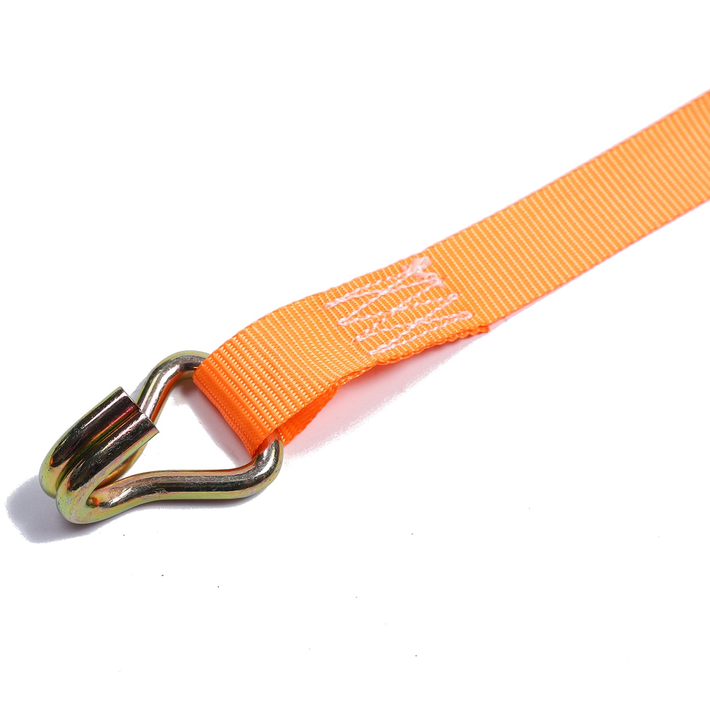 Polyester Orange 800KG 1-inch Ratchet Tie Down Starp with Double J Hook