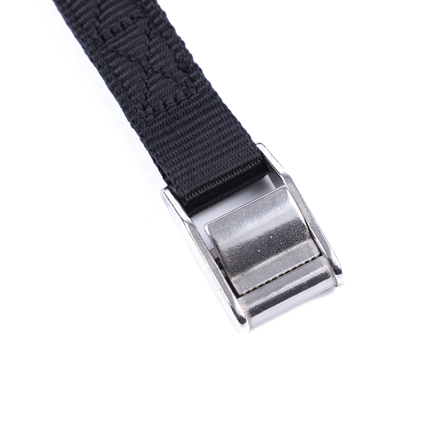 1 Inch/25 mm Black Endless Stainless steel Cam Buckle Strap