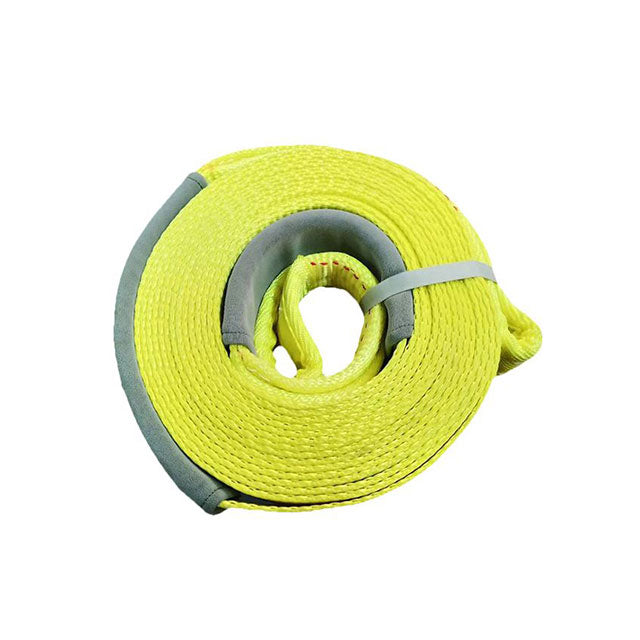 Polyester Yellow Rope Recovery Tow Strap 3 Inch X 20 Feet And Custom Size