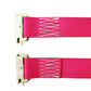Polyester Pink Lockable Cam Buckle Ratchet Tie Down Logistic Strap With J Hook or Float Hook
