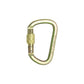 Heavy Duty 40KN Carabiner Hook High Strength D Forged Steel Auto Locking Carabiner