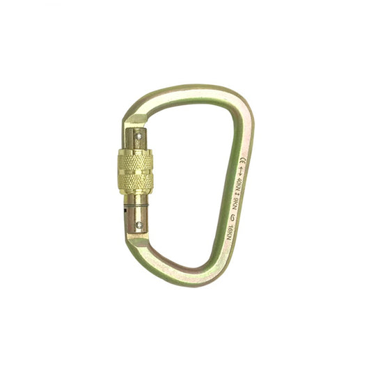 Heavy Duty 40KN Carabiner Hook High Strength D Forged Steel Auto Locking Carabiner