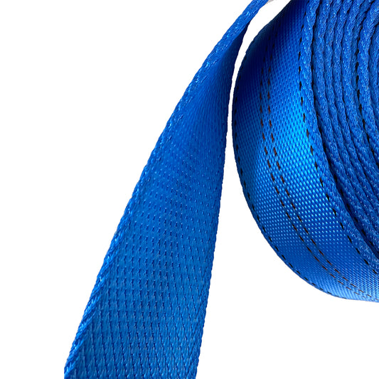 New product Blue 2 inch 10000 lbs Pineapple Weave Webbing