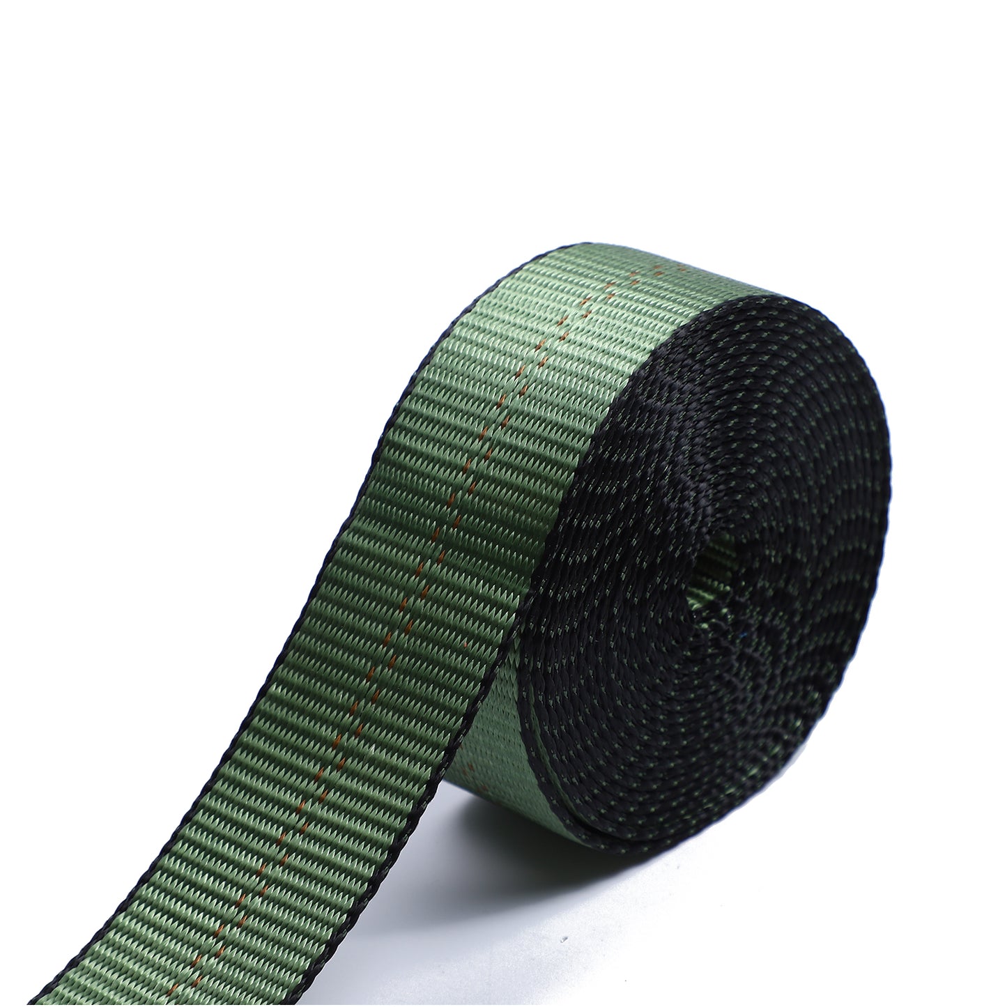 2 Inch/50 mm Dark Green Plastic Hand Ratchet Tie Down Strap with Double J Hook