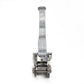 Polyester Silver 1.5 Inch/38Mm Retractable 1000 Kg Ratchet Tie Down Belt Straps for Heavy Duty