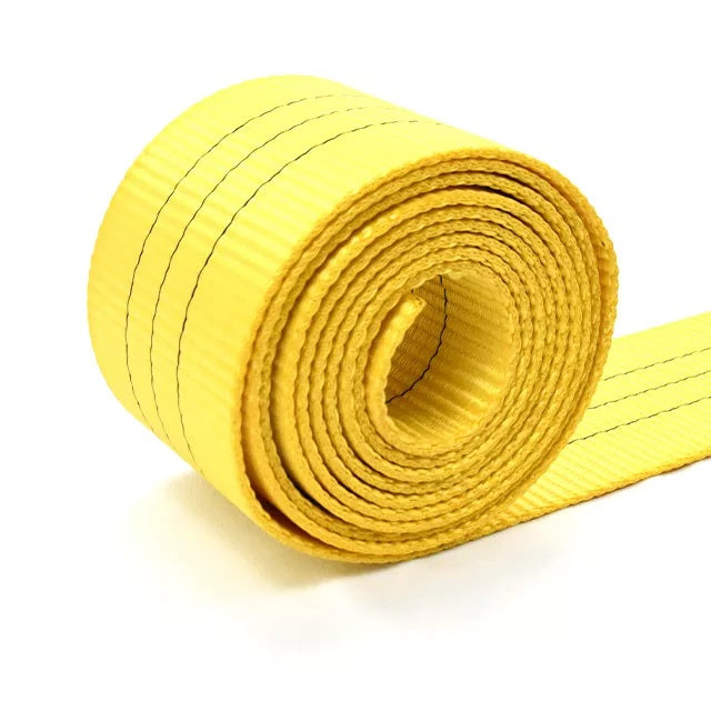 3 Inch 3T Polyester Yellow Webbing