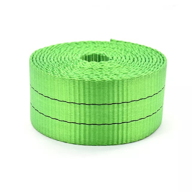 2Inch 2T Polyester Green Webbing