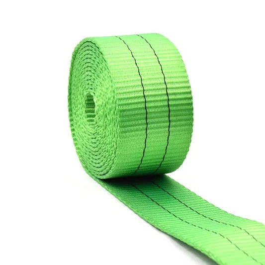 2Inch 2T Polyester Green Webbing