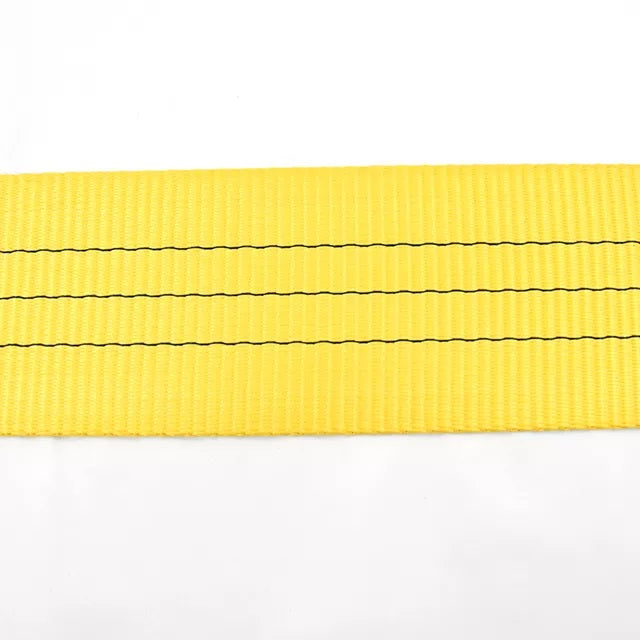 3 Inch 3T Polyester Yellow Webbing