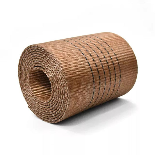 6 Inch 6T Polyester Brown Webbing
