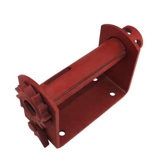 Red powder coated easy use strong carrying capacity durable winch