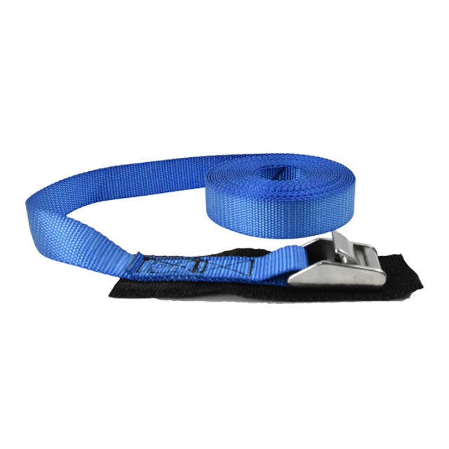 Polyester Blue 25m/1 Inch Cambuckle Ratchet Buckle Strap Endless Rope Ratchet Strap