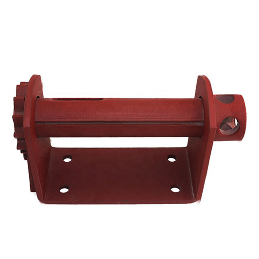 Red powder coated easy use strong carrying capacity durable winch