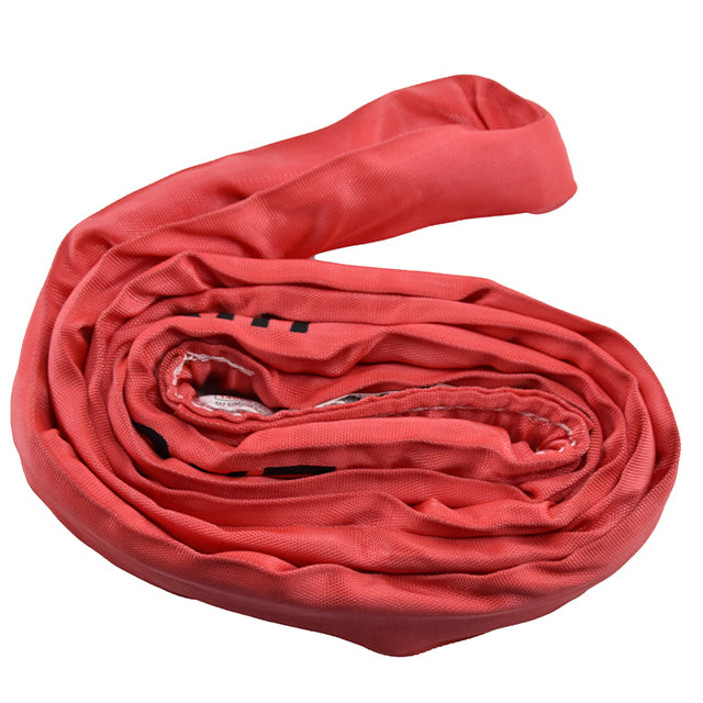 Polyester 5 Ton Red  Lifting Round Slings