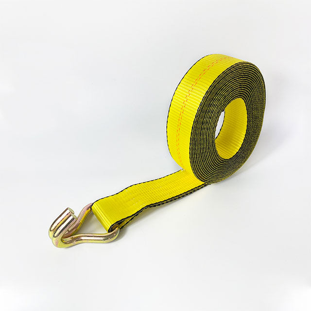 Yellow Long Head Strap With Wire Hook 2 Inch/50 mm For Motorcycle And Boat