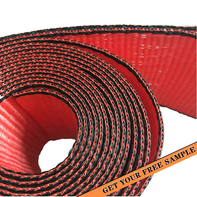 4 inch x 27 ft High Tenacity Polyester Winch Straps For Truck/Trailer/Boat